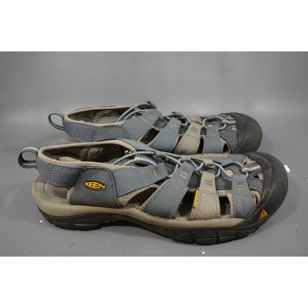 KEEN Sandals Mens Sz 12 Newport H2 Fisherman Waterproof Closed Toe Blue 1012206
